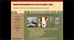 Desktop Screenshot of intermountainrecords.com